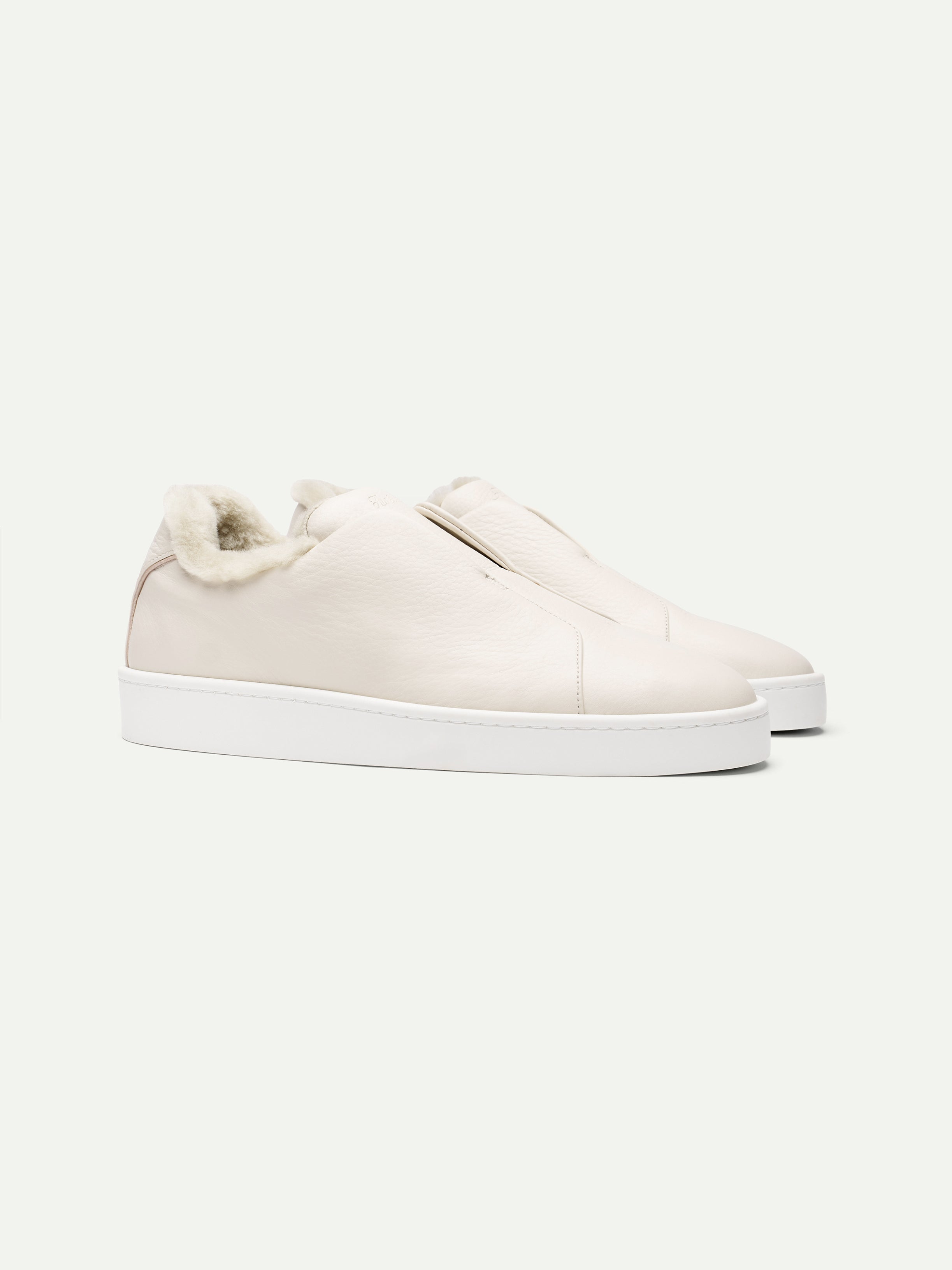 Ivory AUR3 Sneaker Fur