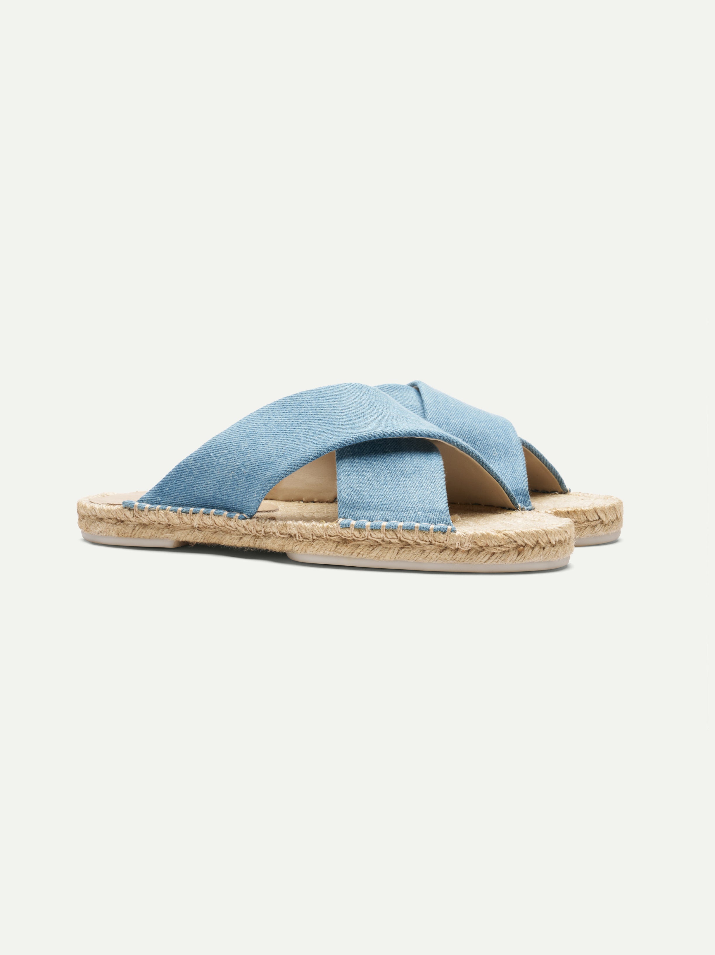 Light Blue Denim Beachside Sandal