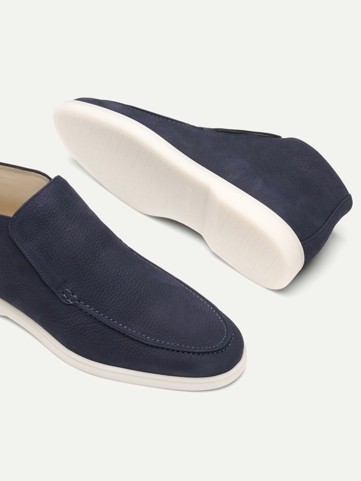 Navy Nubuck City Loafer
