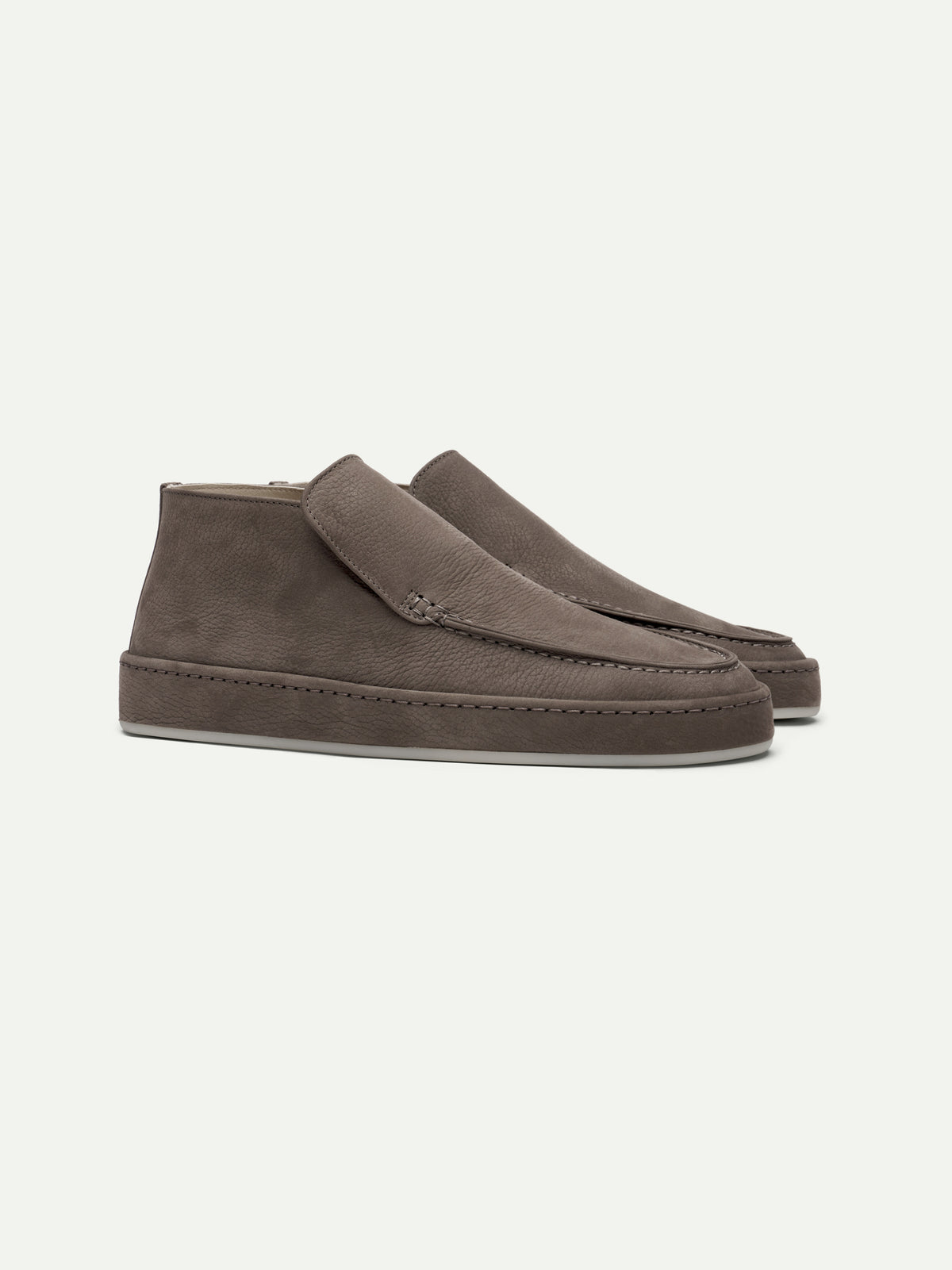 Ash Grey Nubuck Voyager City Loafer