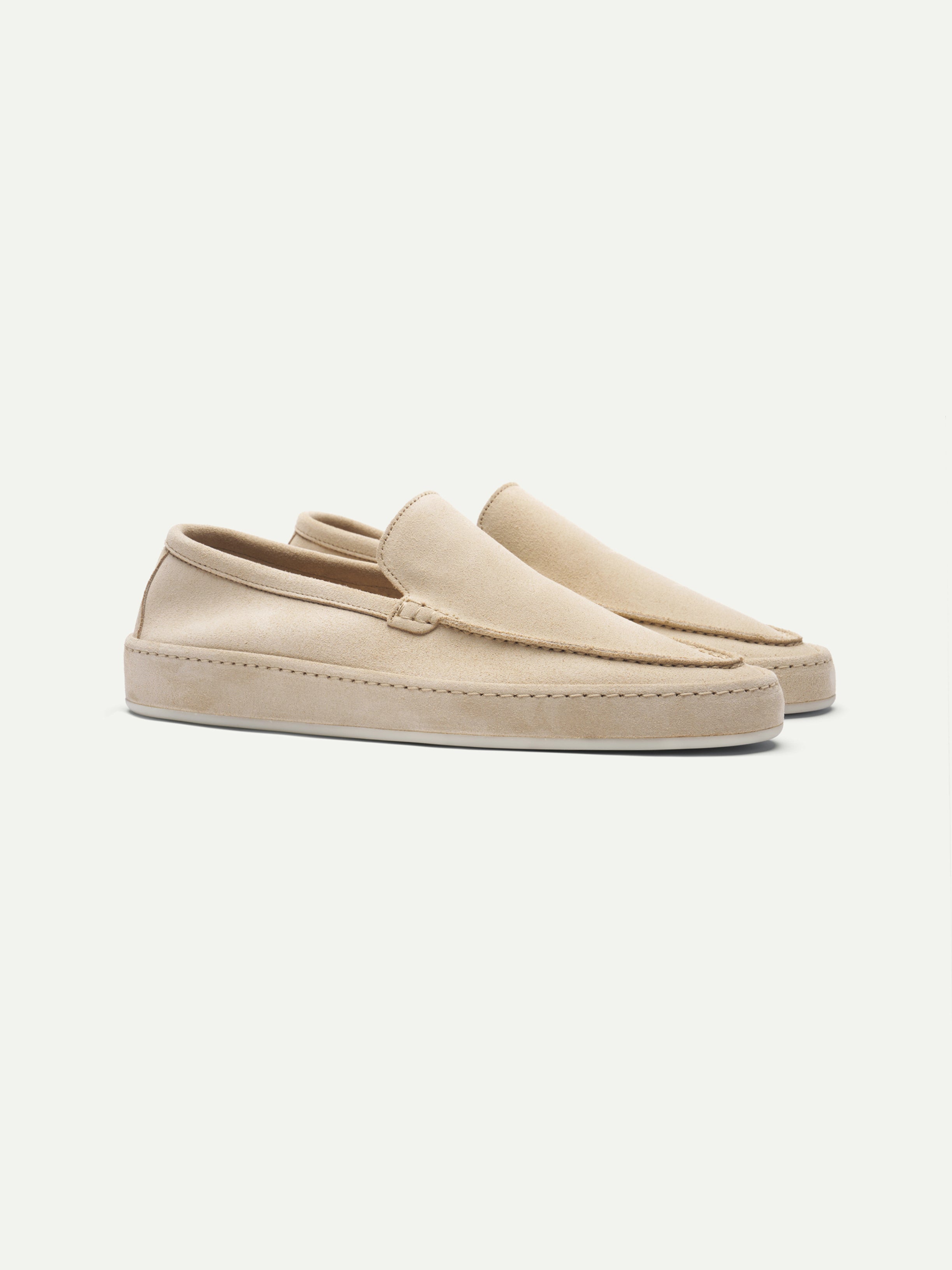 Aurélien | Light Beige Suede Voyager Loafer