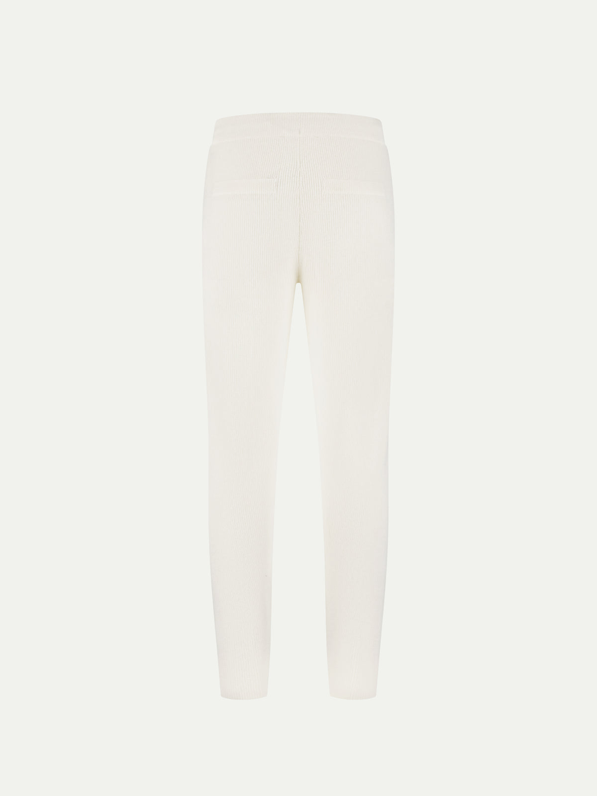 Ivory Ribbed Trouser