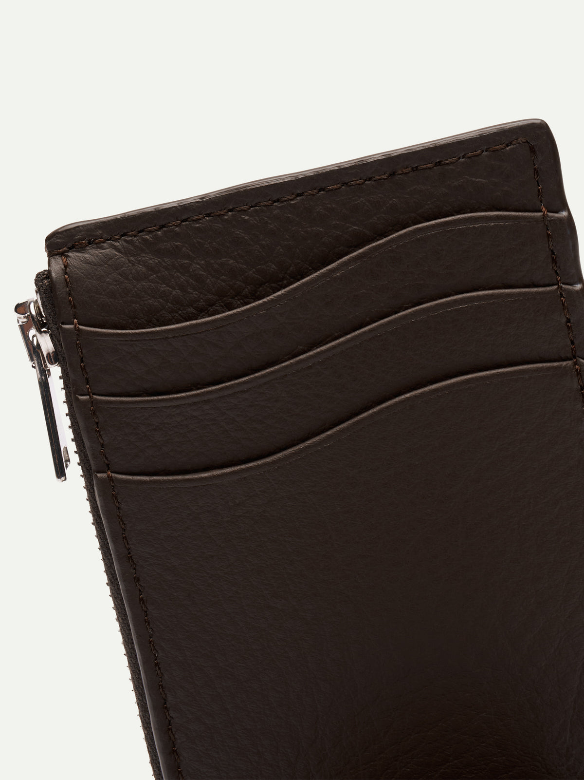 Wave Coin Wallet Brown