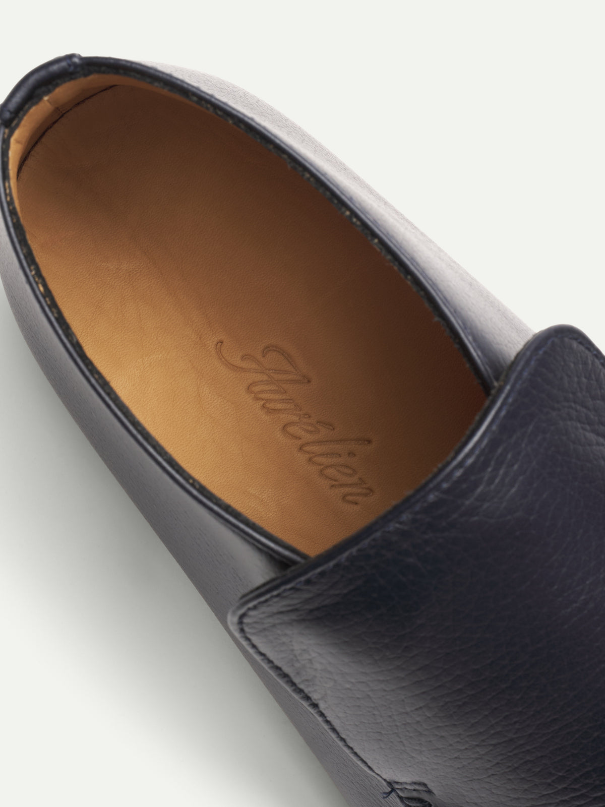Lady Navy Grain City Loafer
