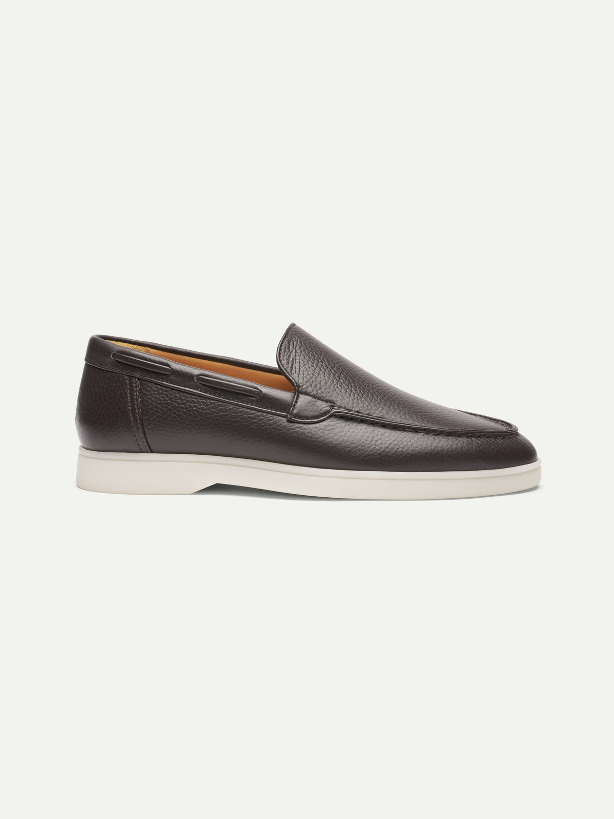 Lady Brown Grain Yacht Loafers