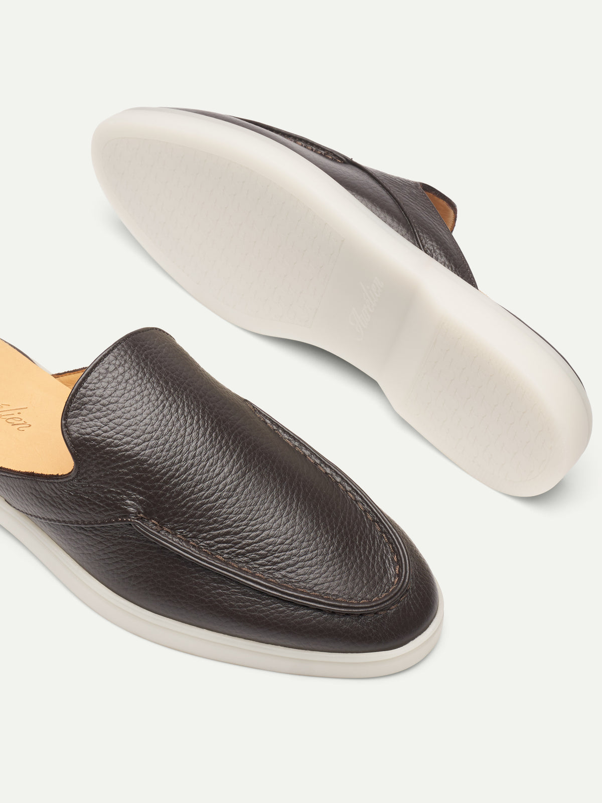 Lady Brown Grain Yacht Slipper