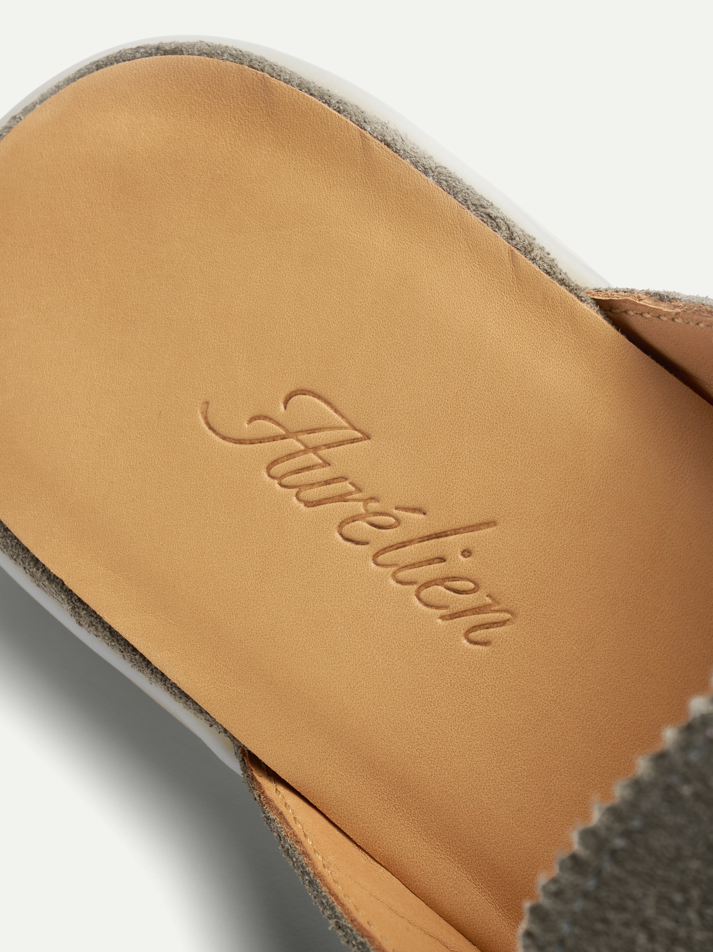 Aurélien | Pistache Suede Yacht Slipper for Women