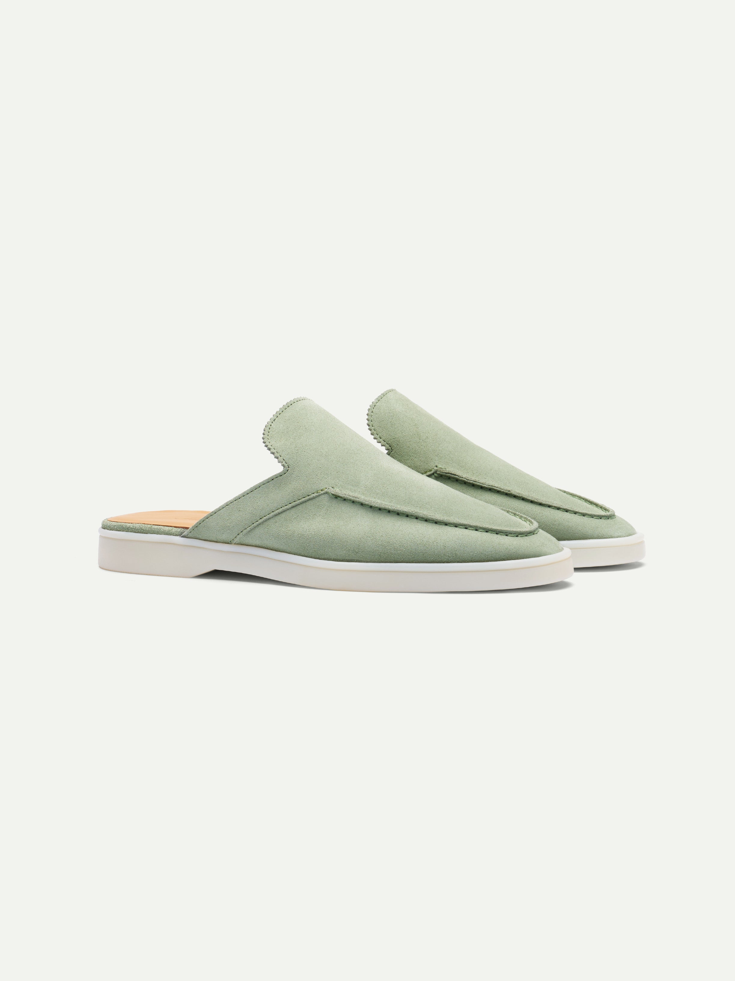 靴 Luciano Lady Azure Blue Yacht Slipper