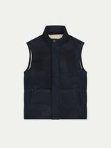 Navy Suede AUR1 Body Warmer