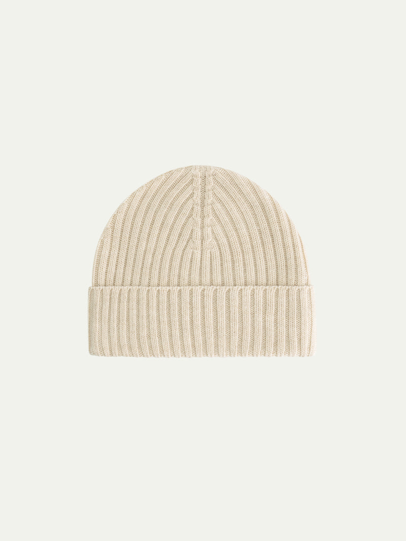 Extrafine Merino Hat Light Beige