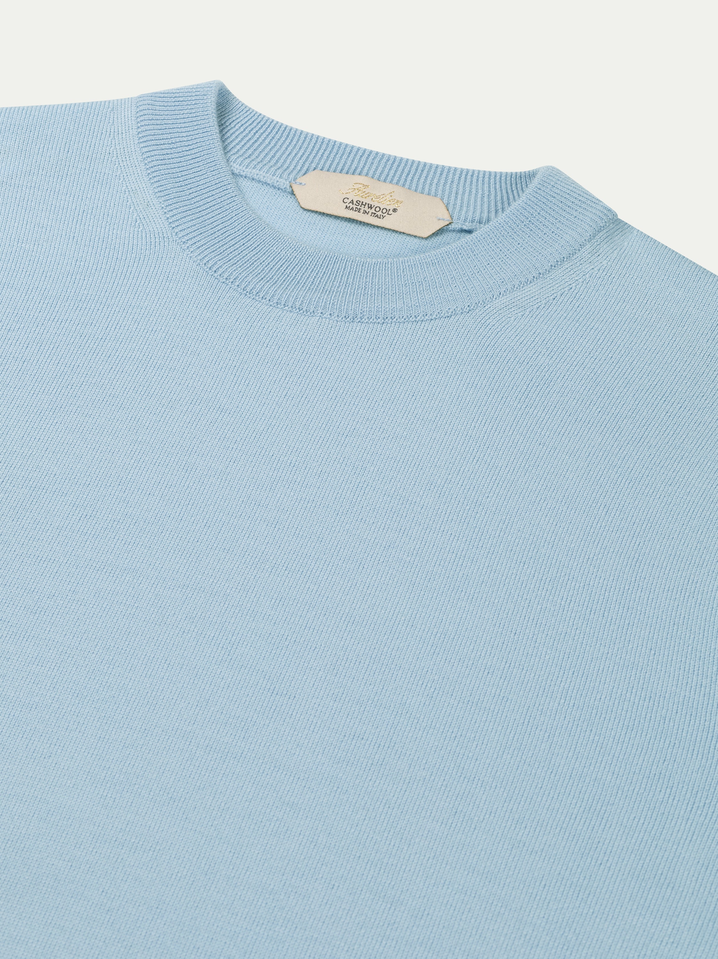 Aurélien | Cashwool Light Blue City Crew