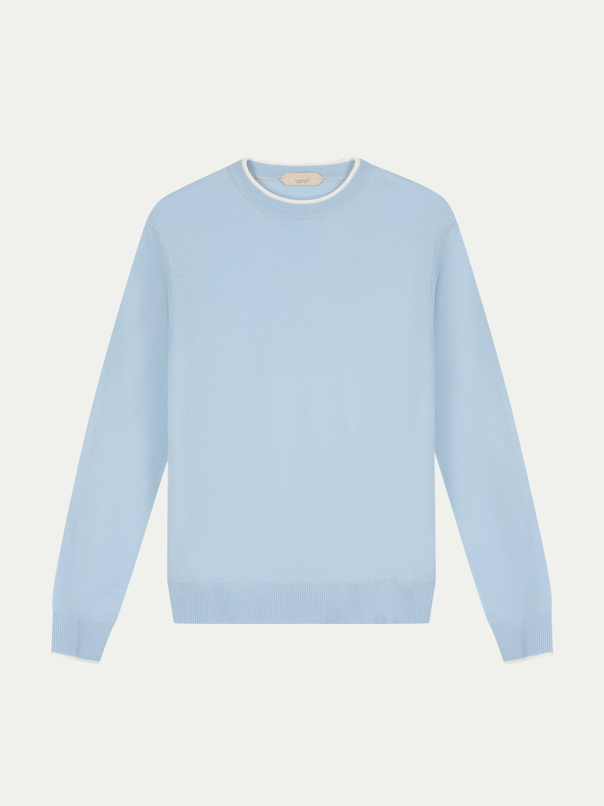 Aurélien | Light Blue City Crew White Trim