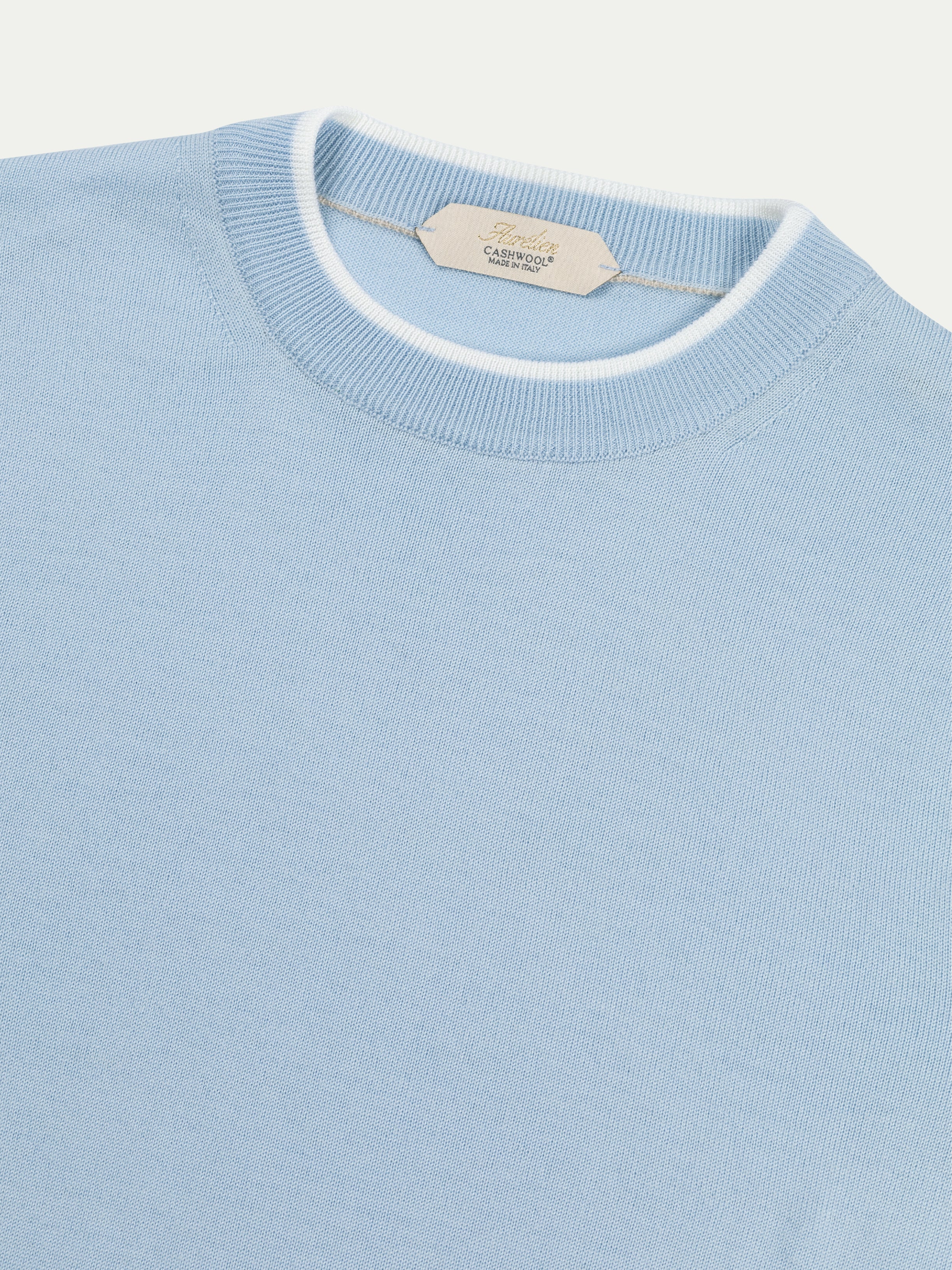 Aurélien | Light Blue City Crew White Trim