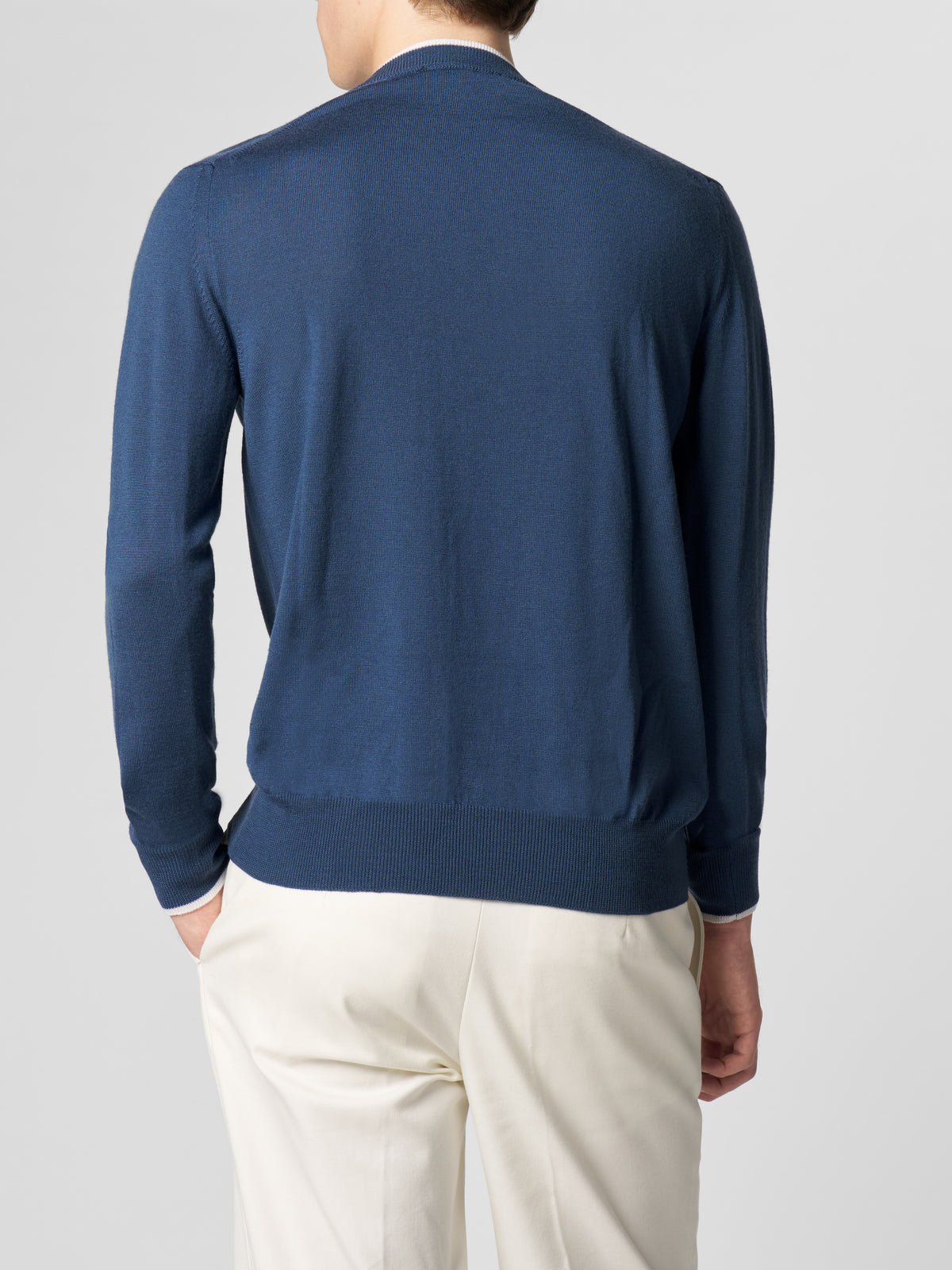 Sargasso Blue City Crew White Trim