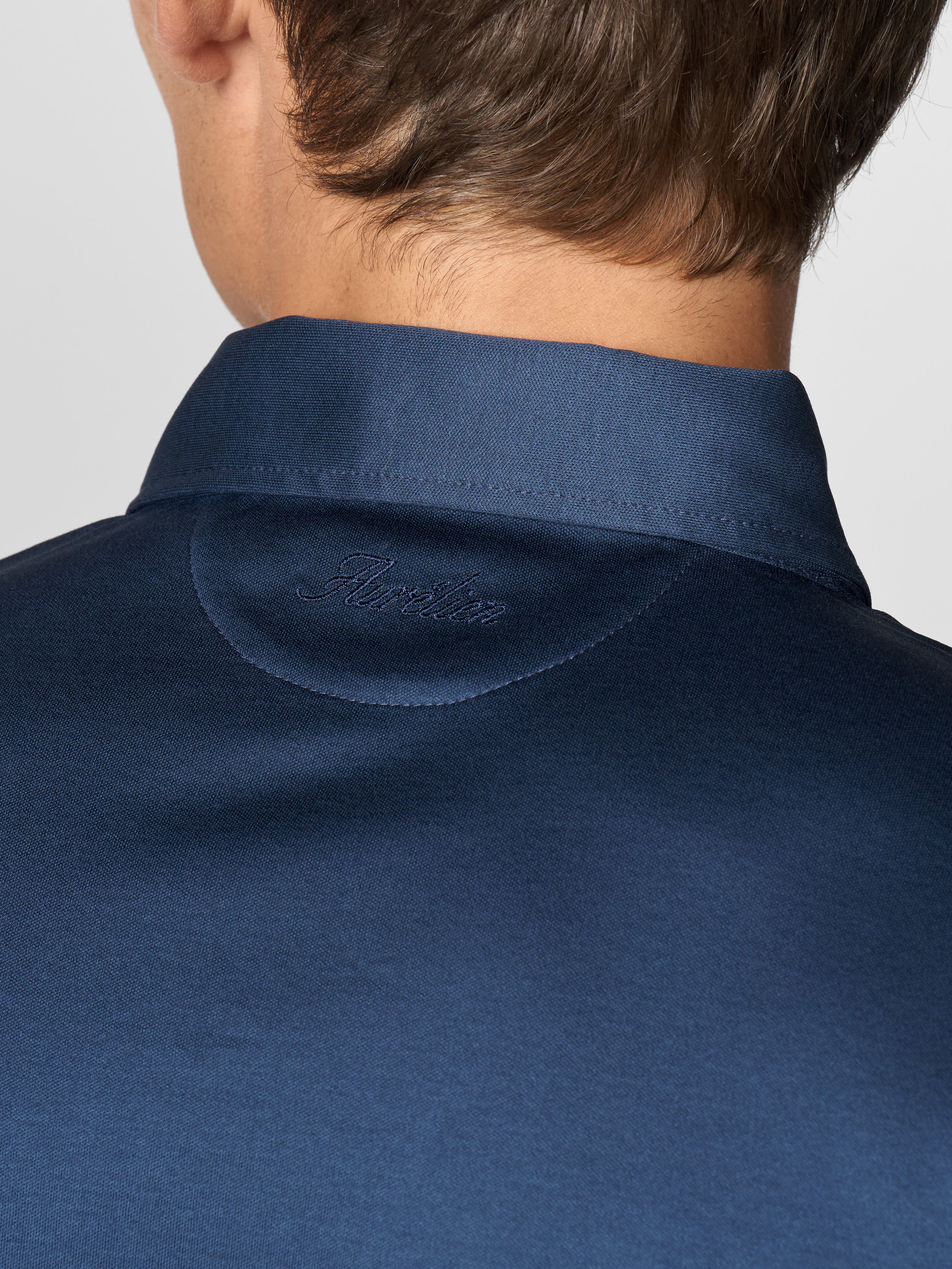 AUR1 Longsleeve Polo Sargasso Blue