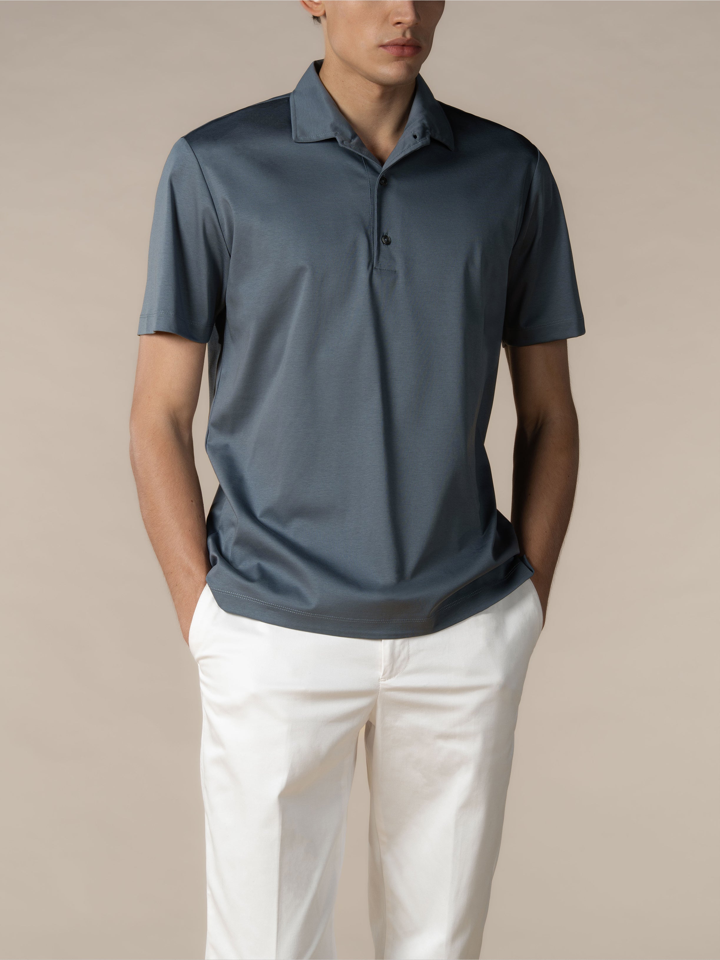 AUR1 Polo Steel Blue