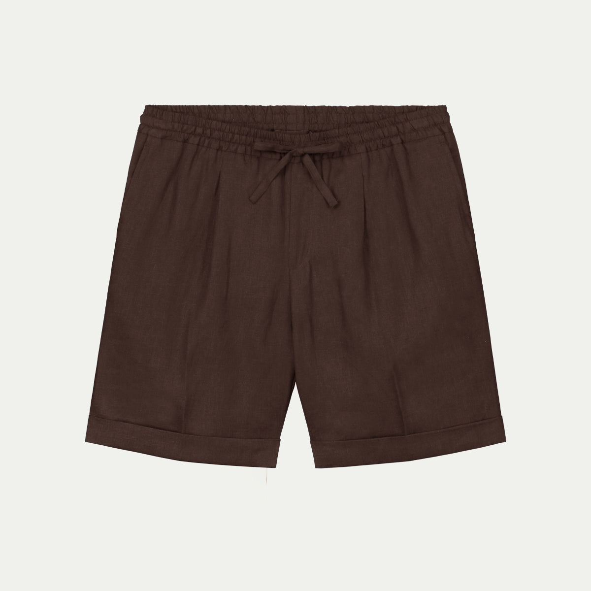 brown dress shorts men Aurélien