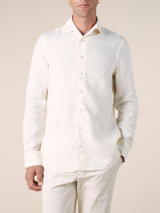 Ecru Linen Seaside Shirt