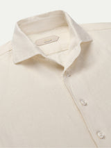 Ecru Linen Seaside Shirt