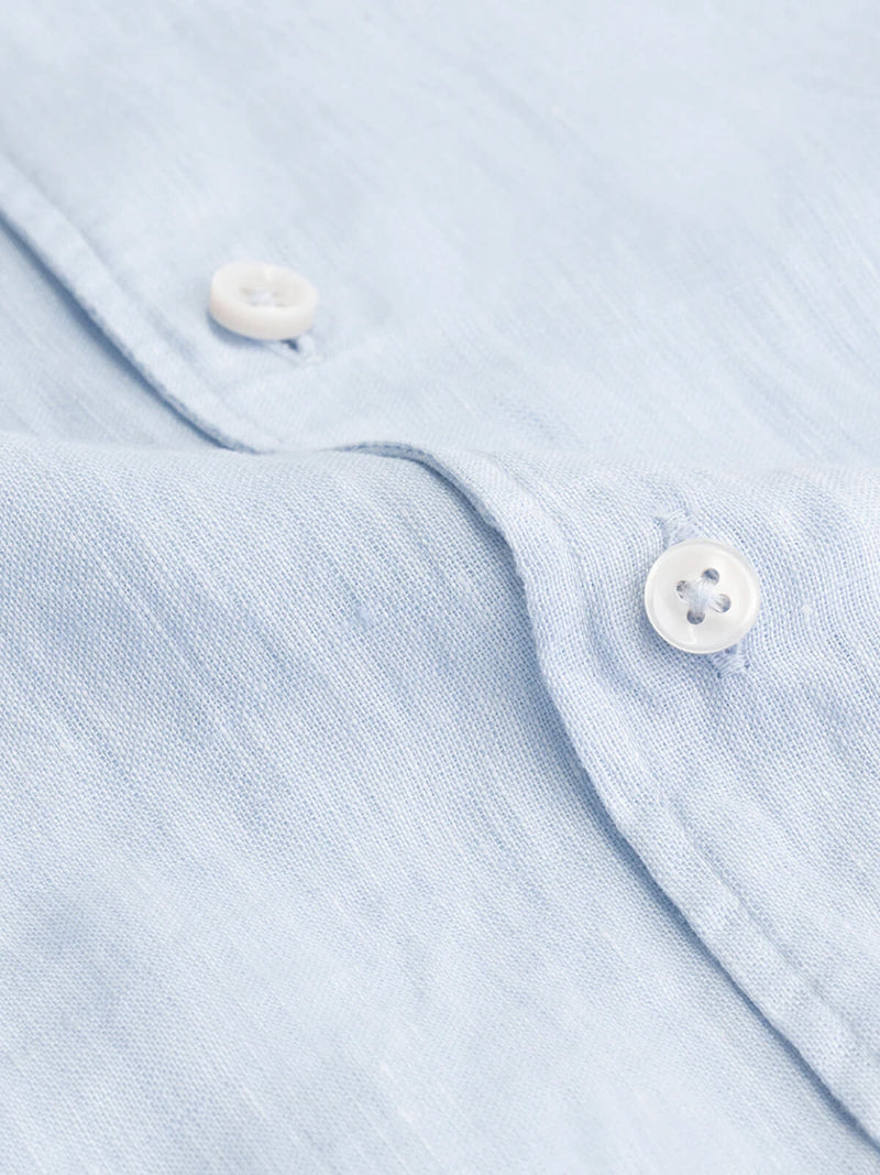 Aurélien | Light Blue Linen Seaside Shirt