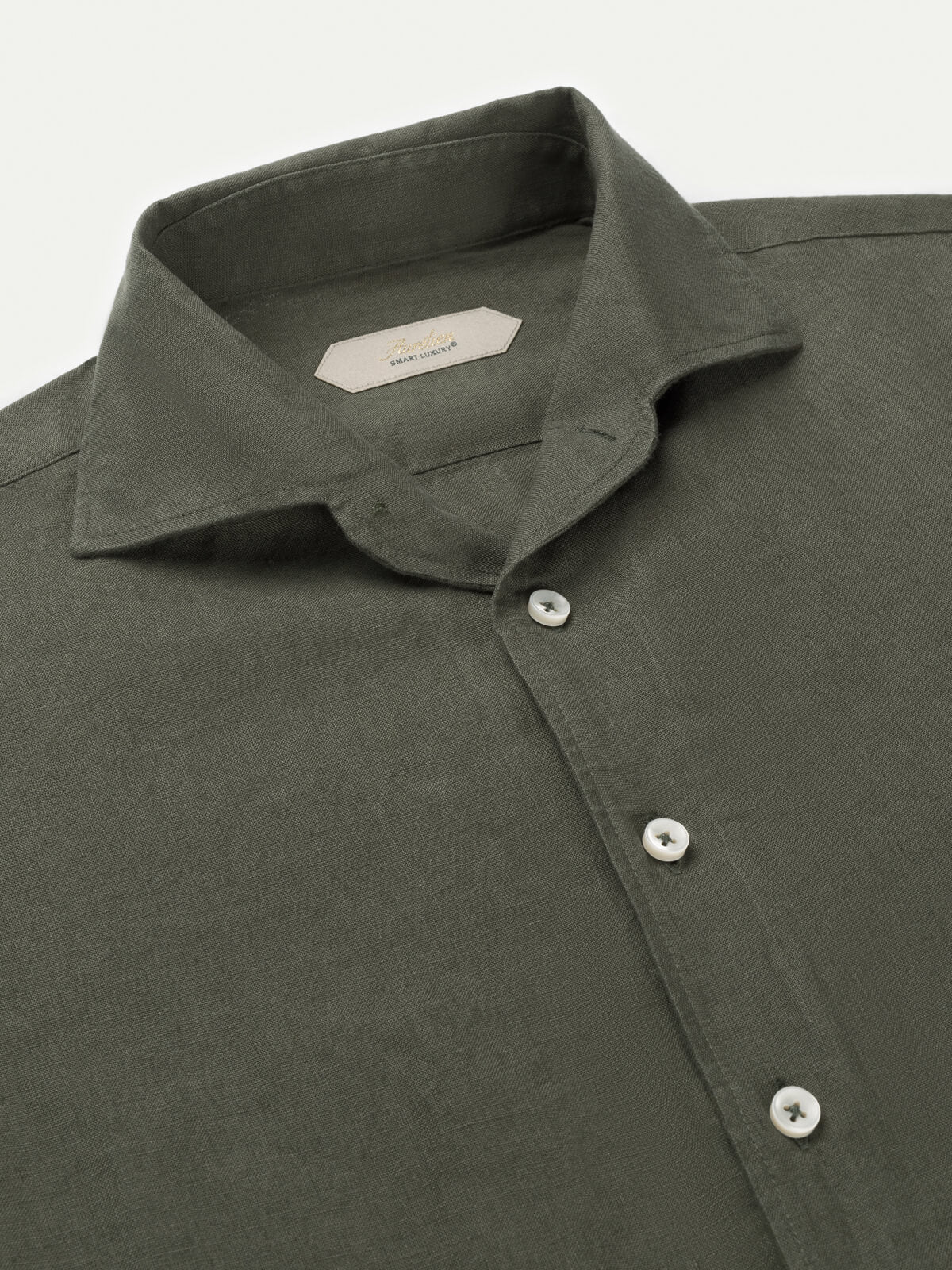 Olive Linen Seaside Shirt