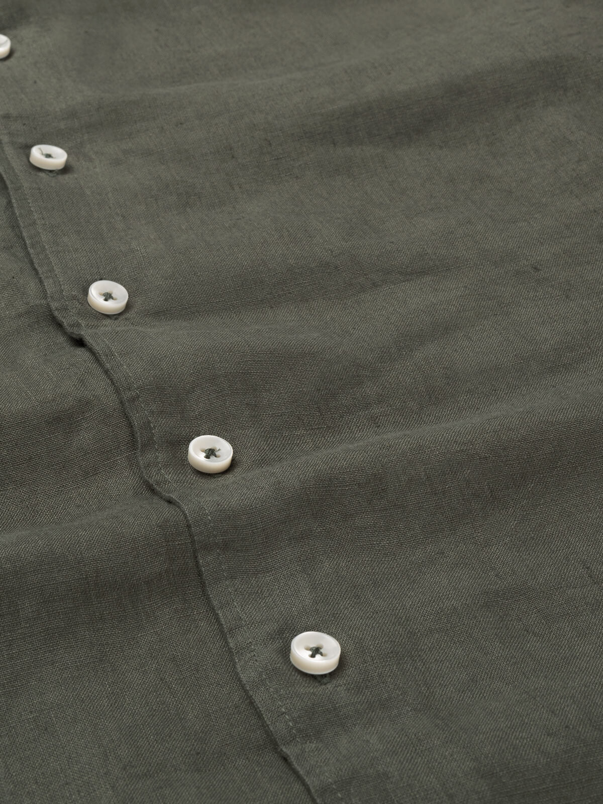 Olive Linen Seaside Shirt