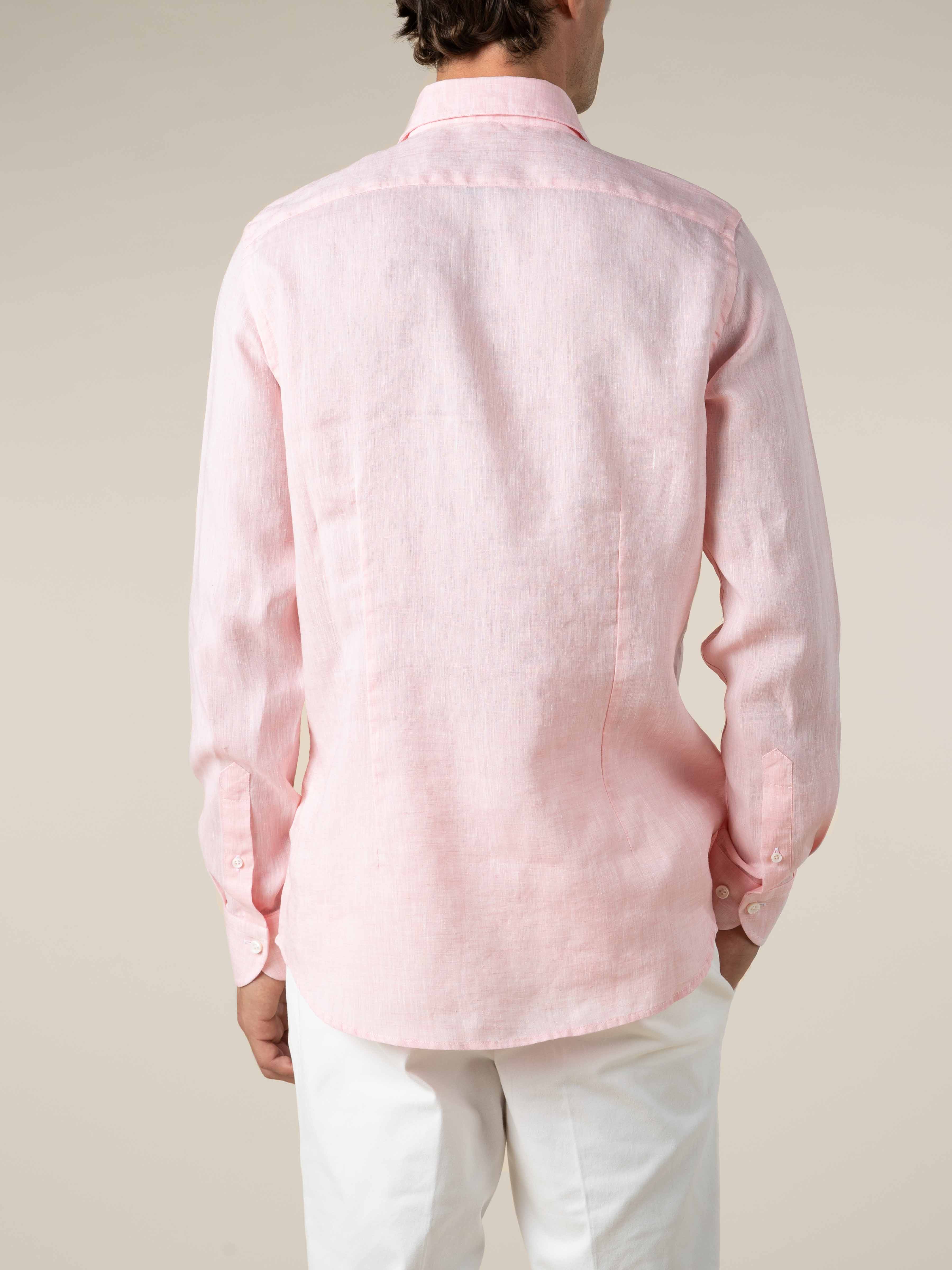 Light Pink Linen Seaside Shirt