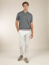 Buttonless AUR1 Polo Dark Grey