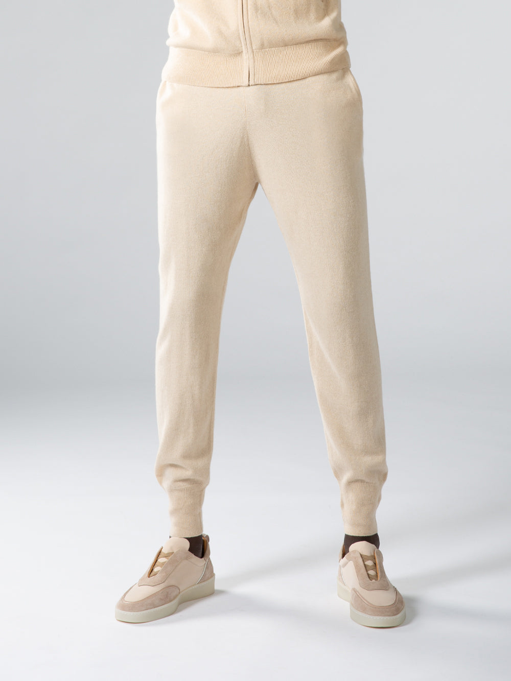 Light Beige Leisure Trousers