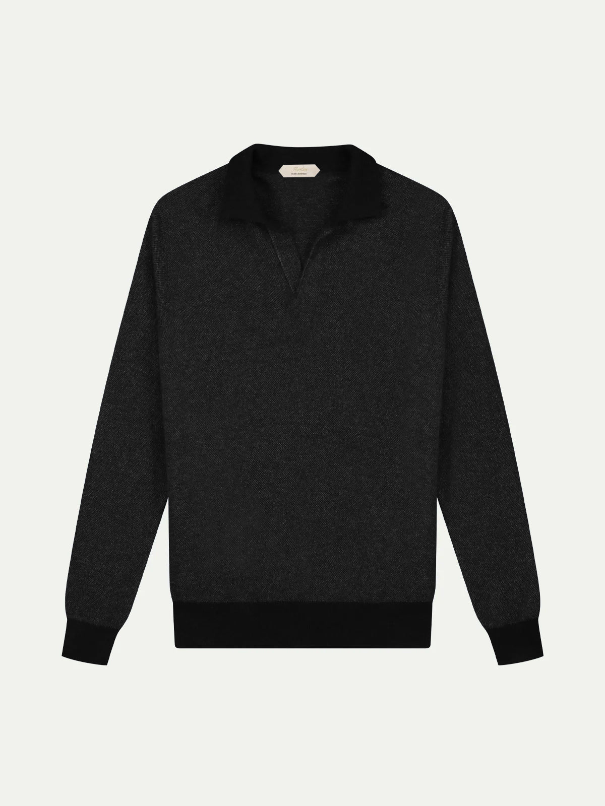 Black Jaquard Polo