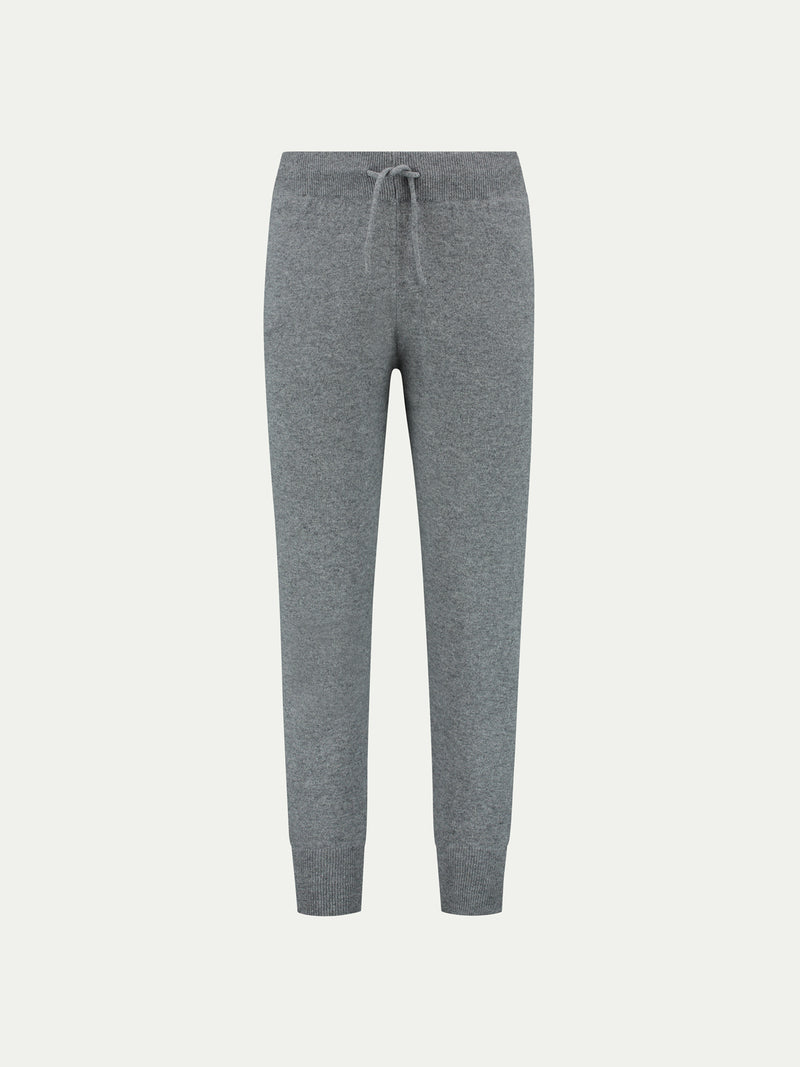 Aurélien | Cashmere Light Grey Athleisure Trousers