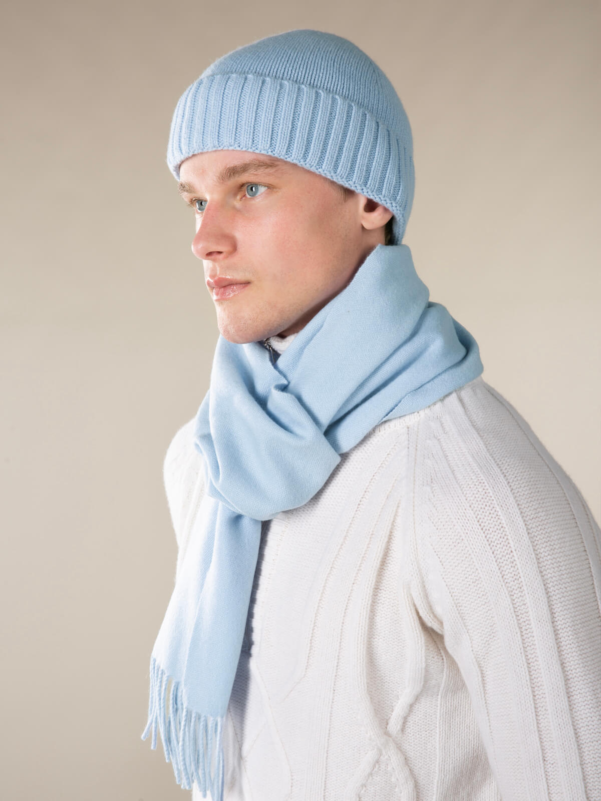 Light Blue Scarf