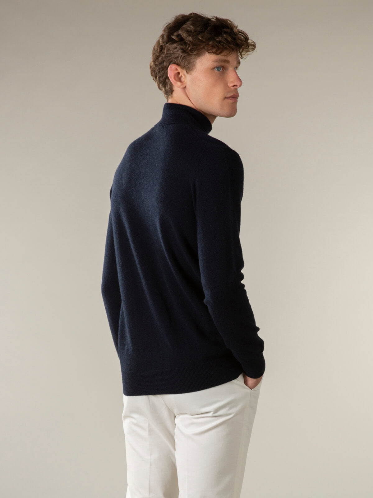 Navy Rollneck