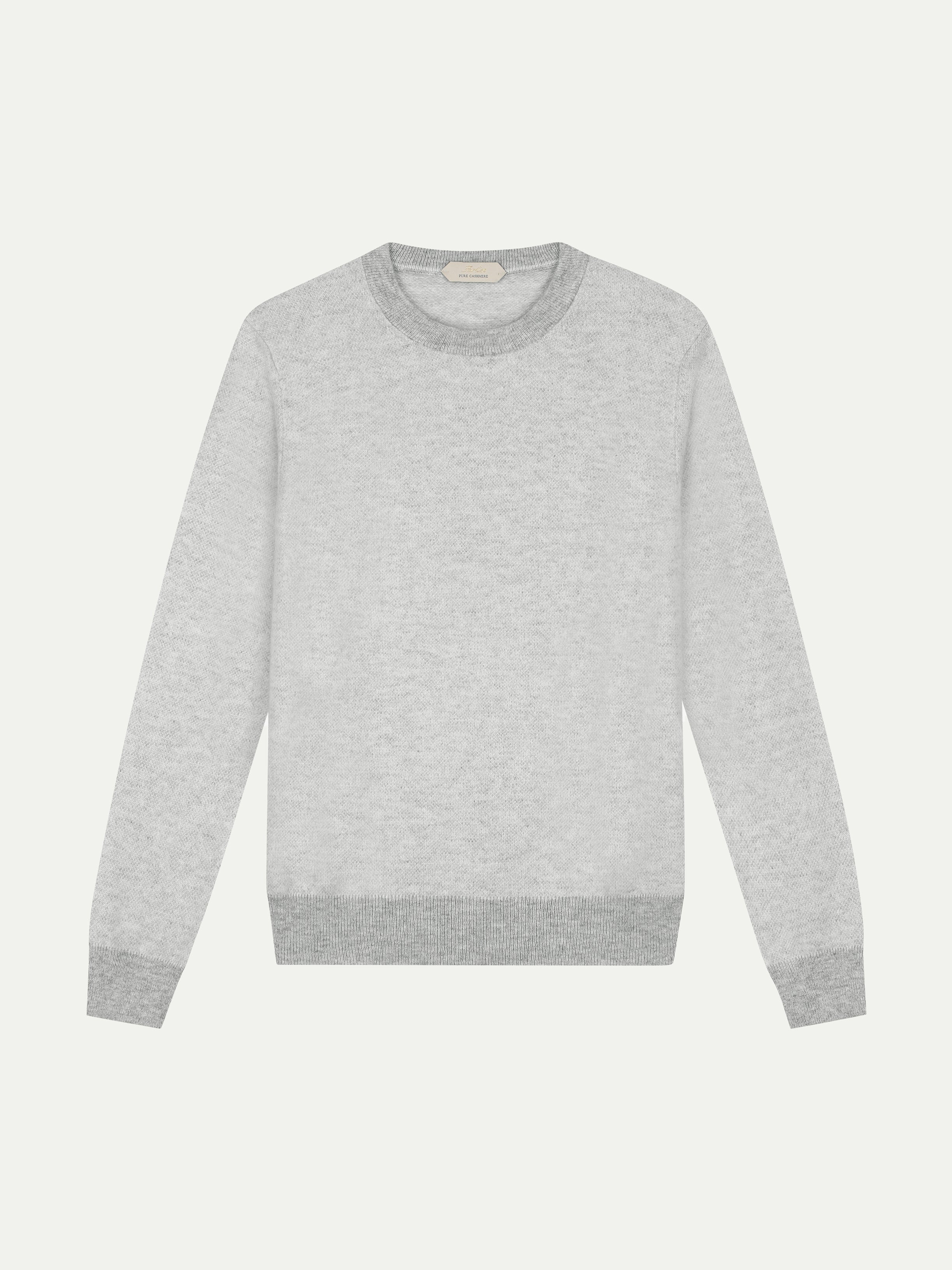 Light Grey Jaquard Crew