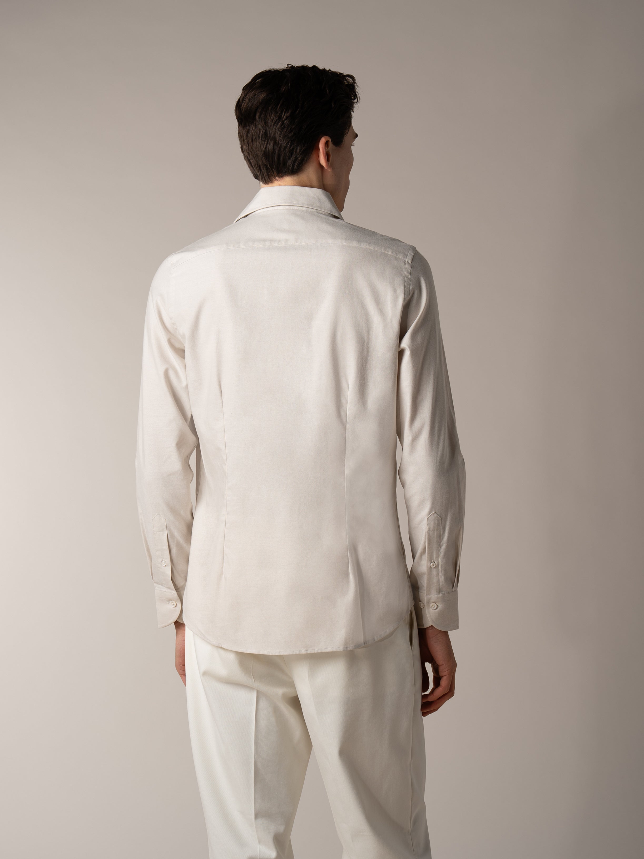 Ecru Silk Shirt