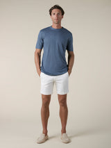 Steel Blue Linen City T-shirt