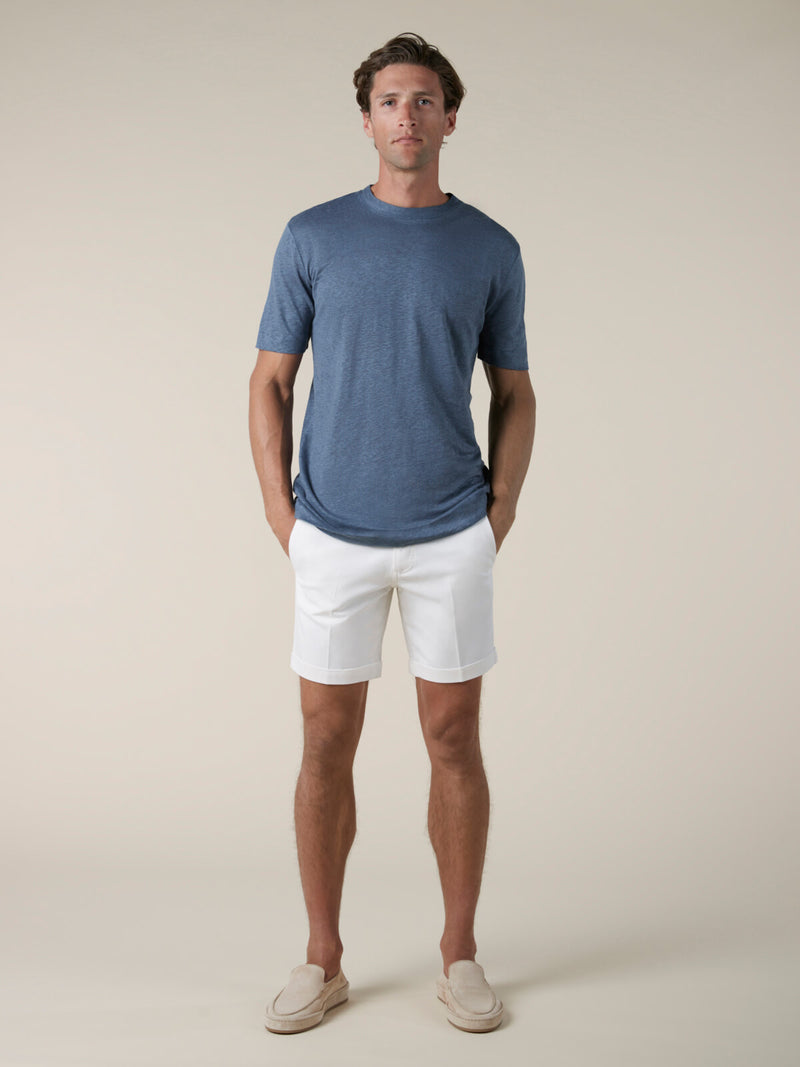 Steel Blue Linen City T-shirt