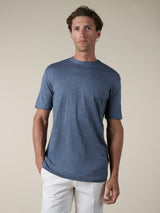 Steel Blue Linen City T-shirt