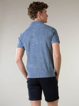 Jeans Terry Towelling Polo Shirt