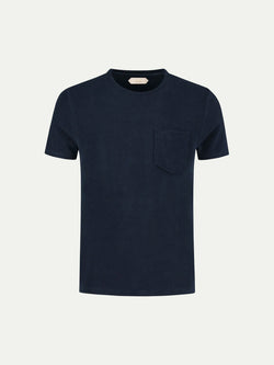 Navy Terry Towelling T-Shirt