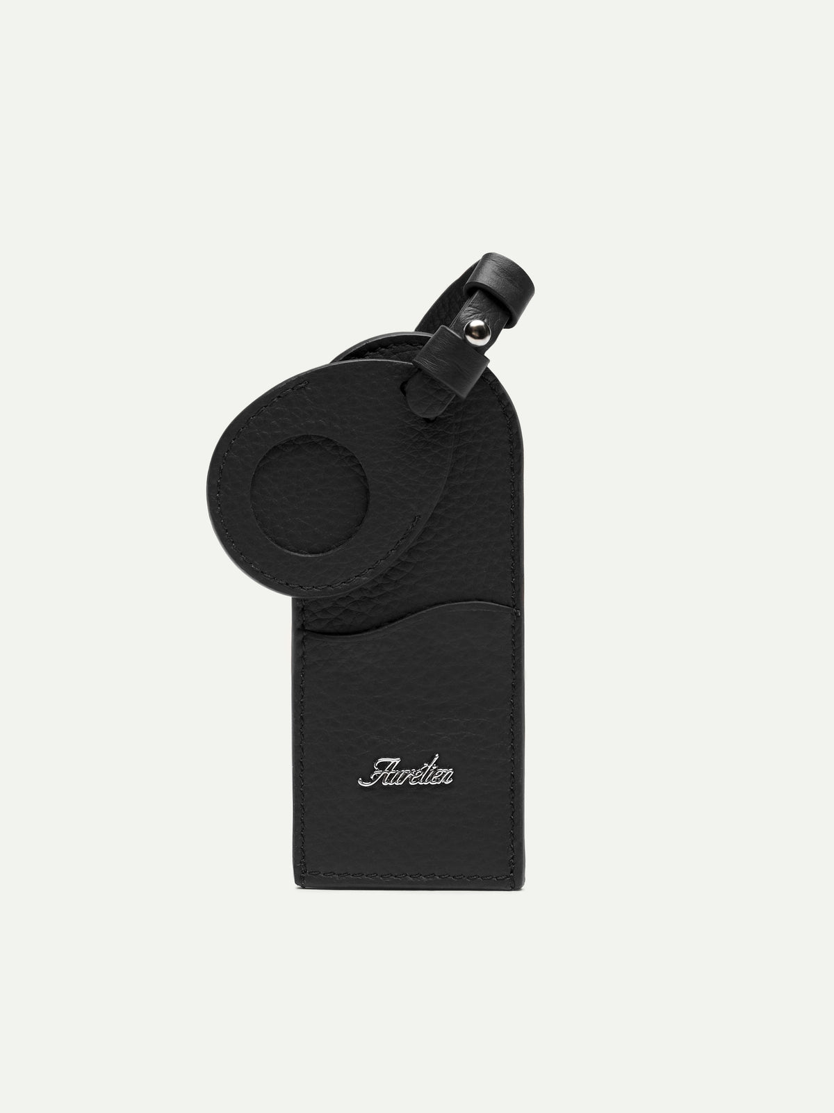 Wave Luggage Tag Black