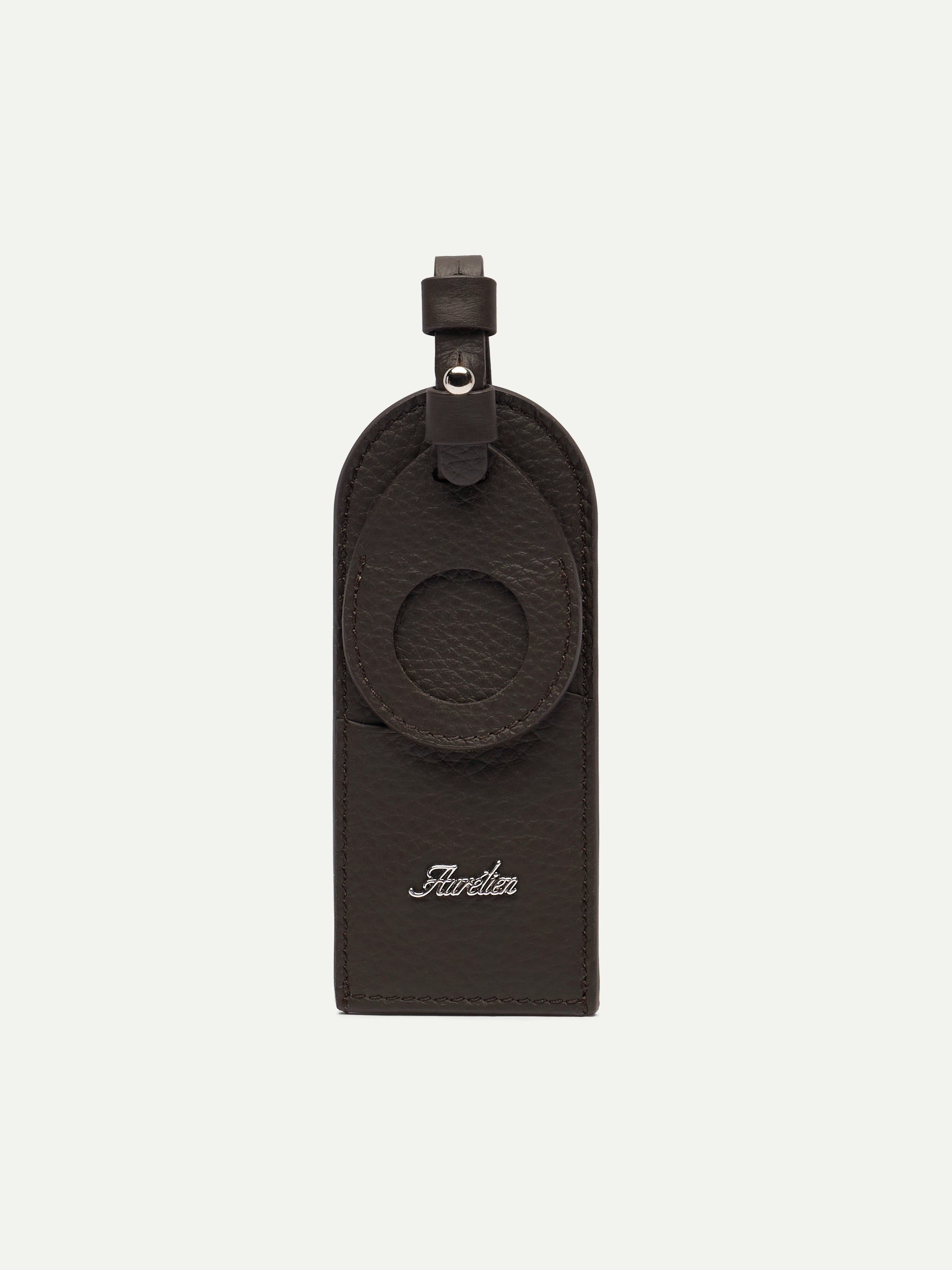 Wave Luggage Tag Brown