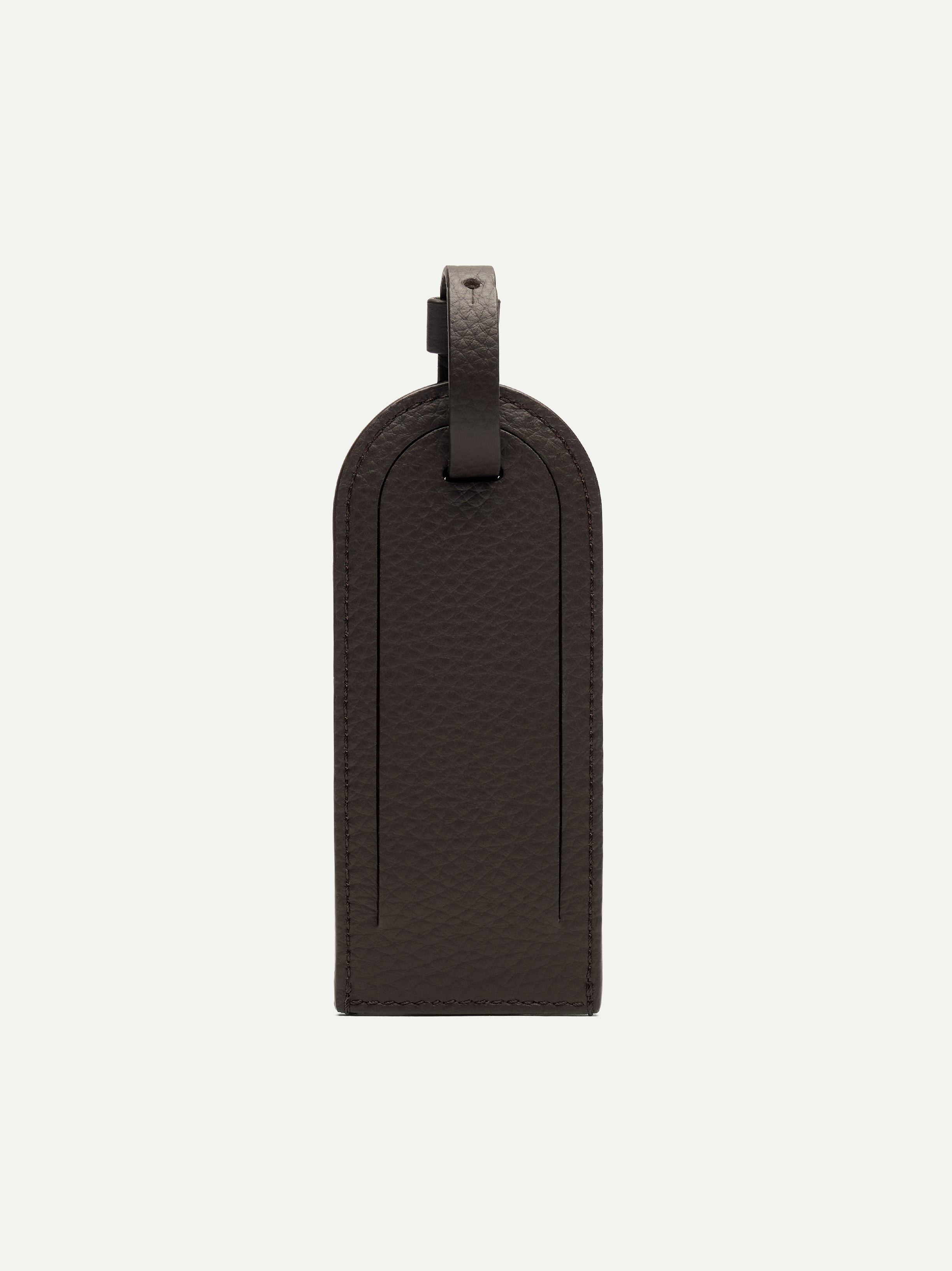 Wave Luggage Tag Brown