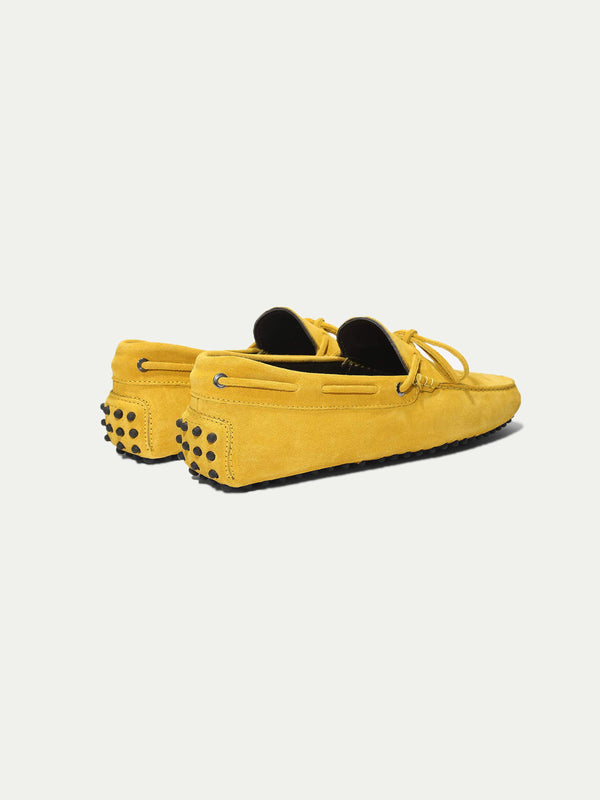 Yellow Suede Driving Shoes Aurelien