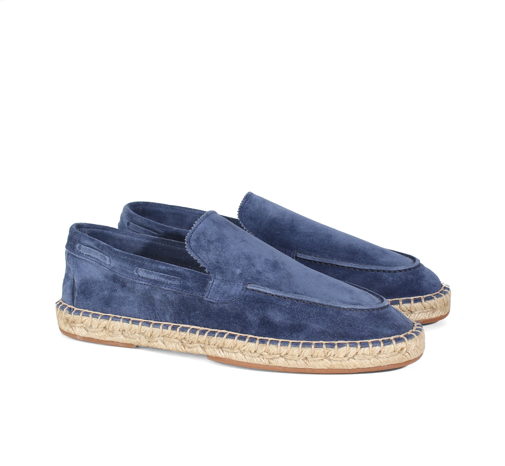 Blue Suede Beachside Espadrille Aurélien