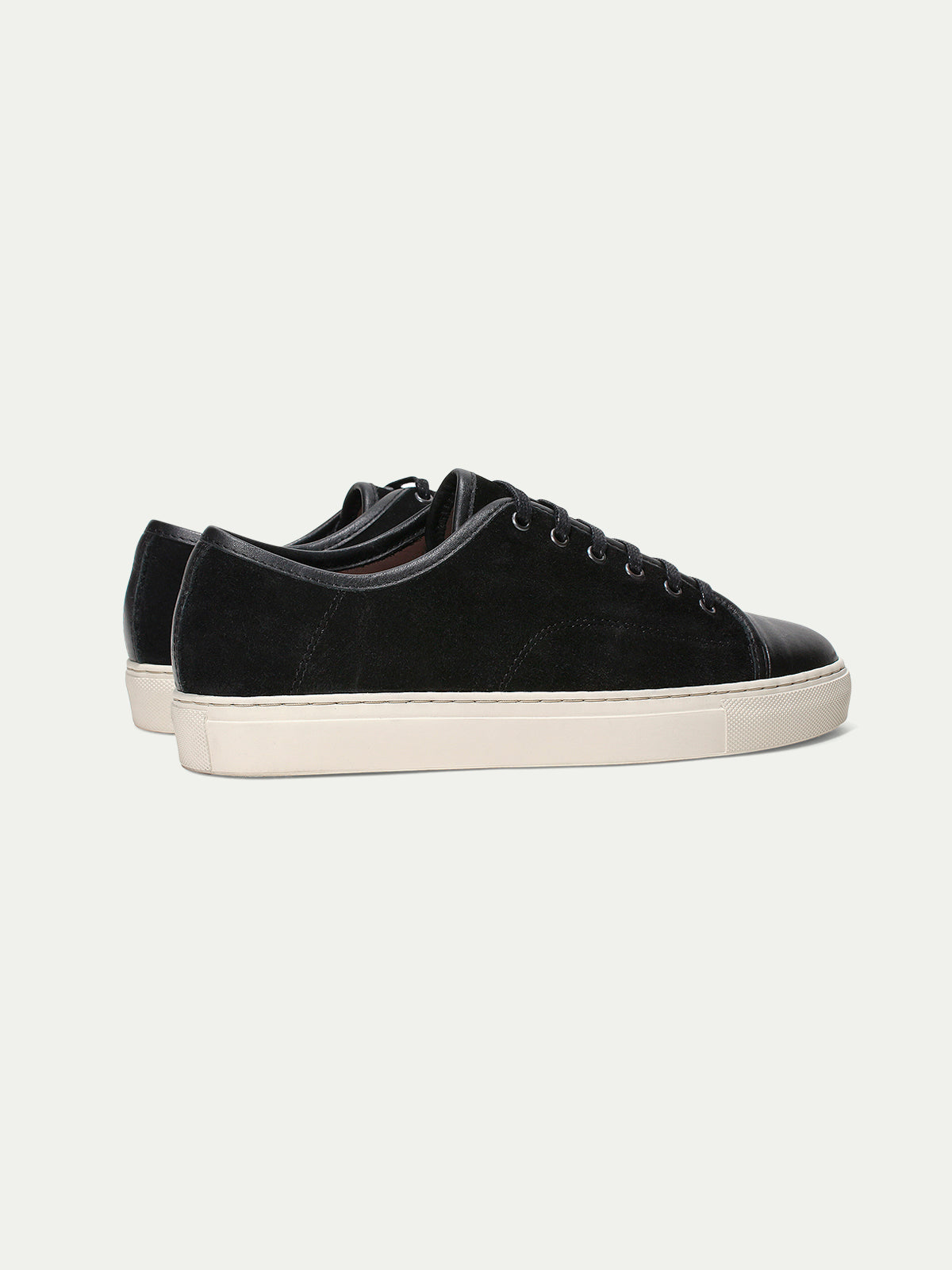 Black Cap-toe Sneaker