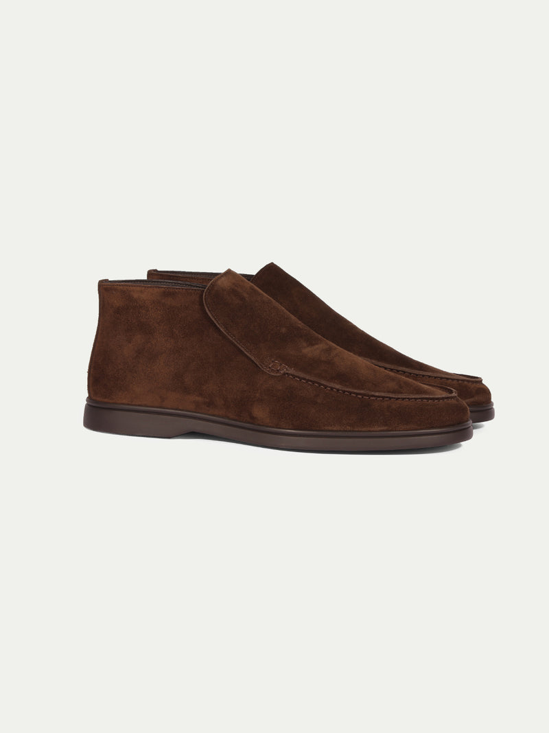 Chocolate City Loafer with Lamb Shearling Footbed Aurelien