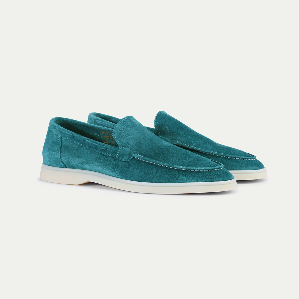 Aurélien | Aquamarine Suede Yacht Loafer display picture 3