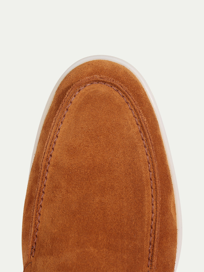 Dark Apricot Yacht Loafers