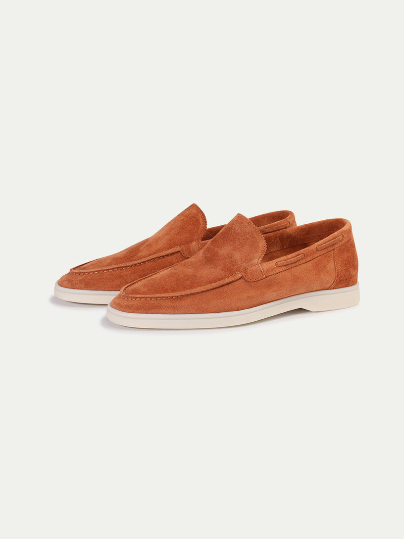 Aurélien | Rust Suede Yacht Loafer